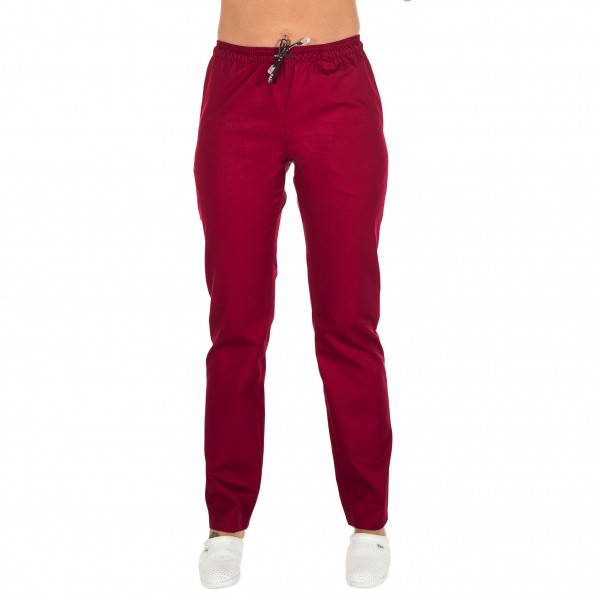 Pantalon Unisex Goma - Color Burdeos - (XXS - XS - S - M - L - XL - XXL)