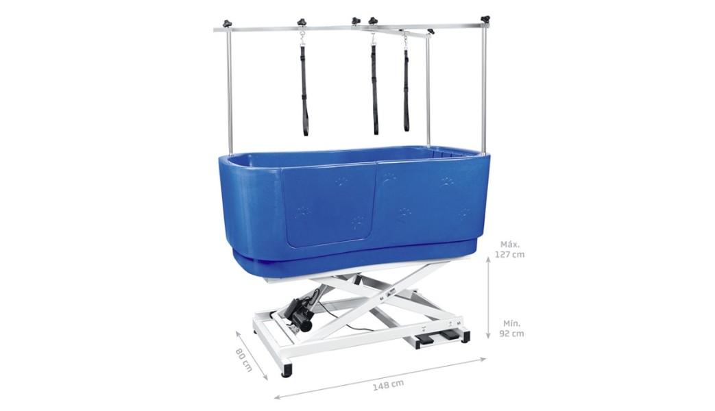Bañera Eléctrica Polietileno Azul